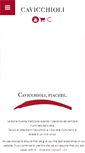 Mobile Screenshot of cavicchioli.it