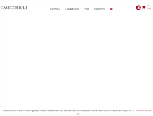 Tablet Screenshot of cavicchioli.it